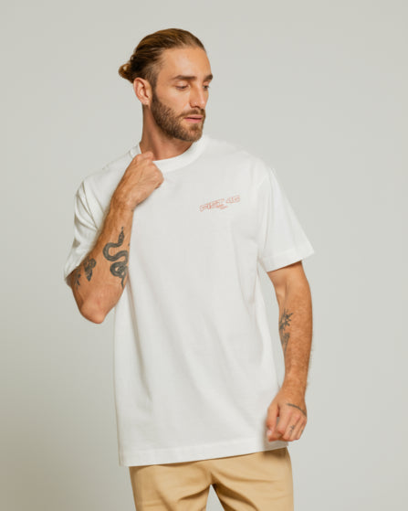 Camiseta Custom Mecanic Ivory