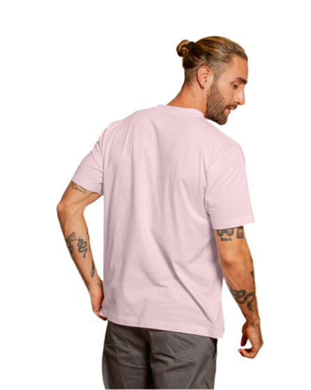 Camiseta Basic Zero Rosa Pastel