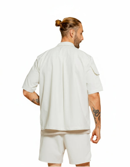 Camisa Pistols Ivory