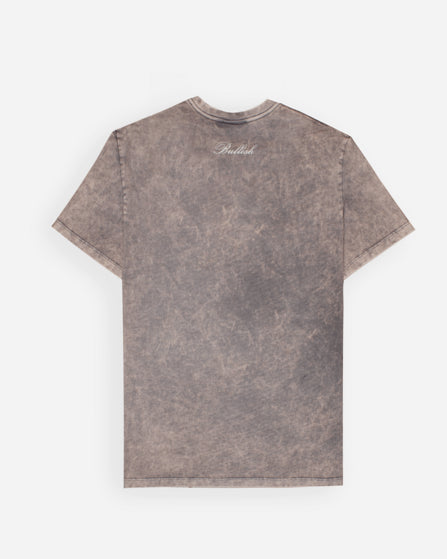 ACHERNER GREY ACID WASH T SHIRT