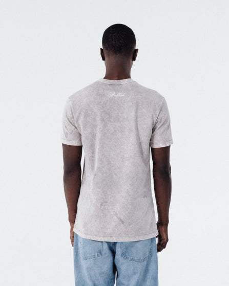 ACHERNER GREY ACID WASH T SHIRT