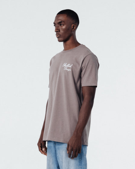 ALHNEA SOLID BROWN T SHIRT